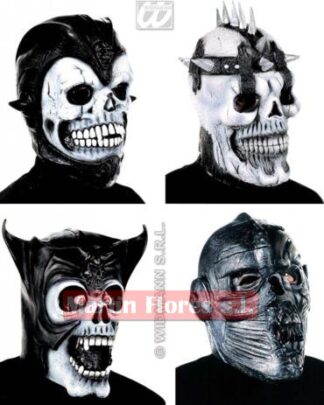 Careta orco negra, blanca