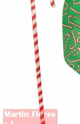 Bastón caramelo Navidad