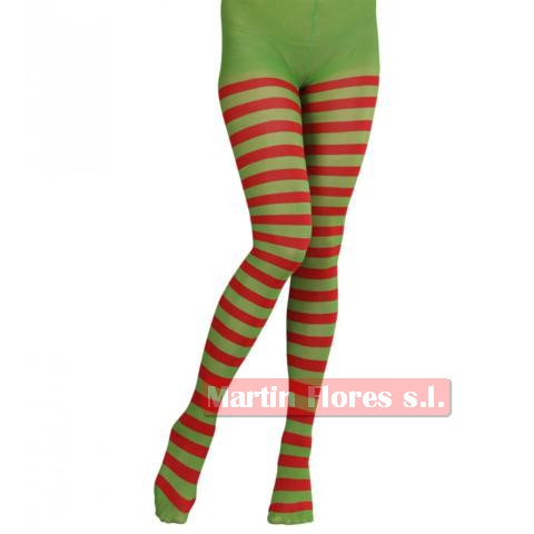 Medias duende elfo roja verde enteriza para niña y para dulto en #sevilla