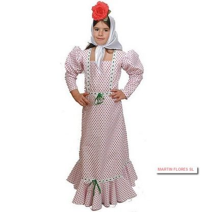 Disfraz chulapa madrileña niña clásica