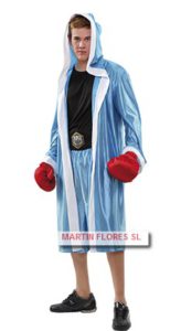 Disfraz boxeador azul