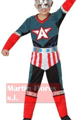 Disfraz super héroe capitán estrella