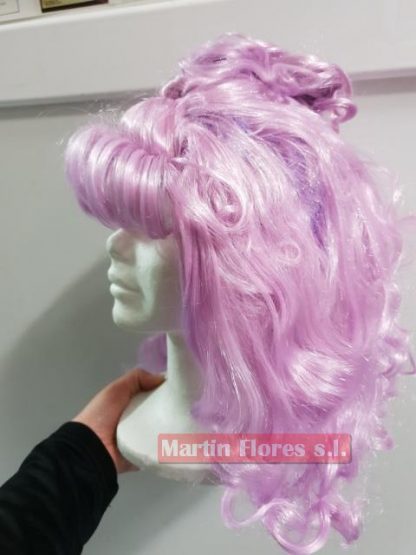 Peluca Rosa lila muñeca - Imagen 2