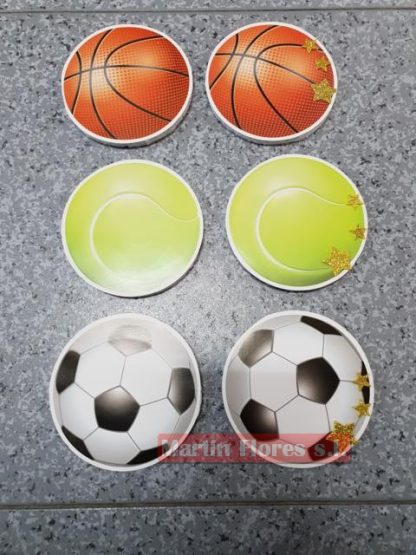 Figura decoración fútbol, tenis, baloncesto