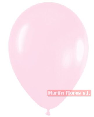 Globos pastel rosa claro bebé