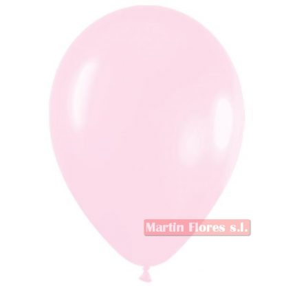 Globos pastel rosa claro bebé