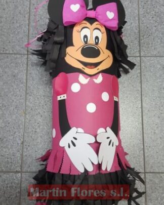 Piñata 3D minnie rosa