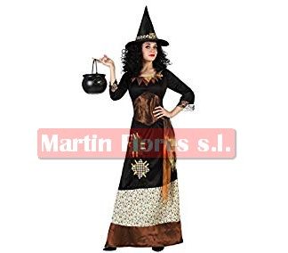Disfraz bruja clásica de cuento marrón