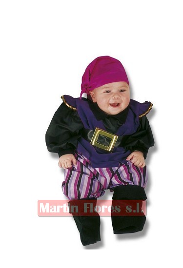 Disfraz pirata bucanero bebé