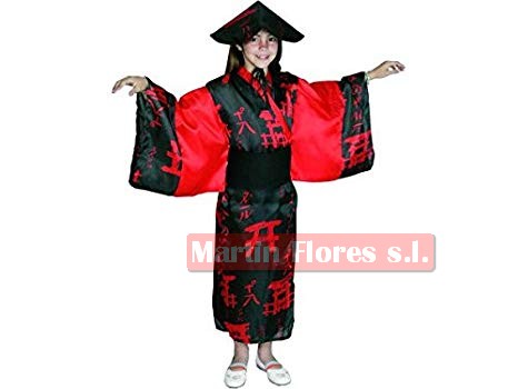 tobillo Disipación elección Disfraz china negro letras rojas Disfraces niños baratos sevilla
