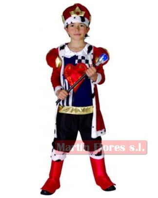 Disfraz rey corazones especial