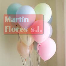 Globos pastel mixto colores 50u