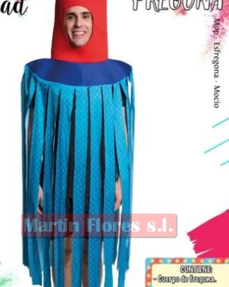 Disfraz fregona adulto