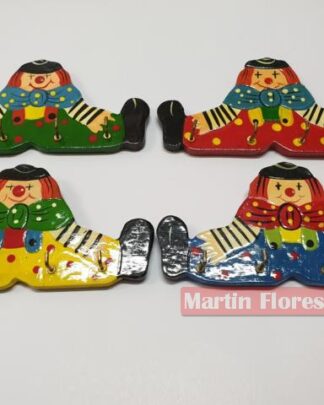 Mini percha imán payaso