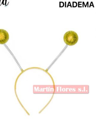 Antenas bolas doradas