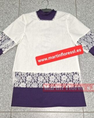 Disfraz monaguillo morado
