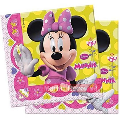 Servilleta Minnie rosa 20u