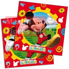 Servilleta Mickey club 20u