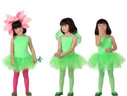 Disfraz bailarina verde