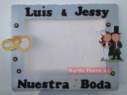Cartel photocall grande Boda novios - Imagen 3