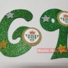Figura decorativa 1u número tarta Betis - Imagen 2