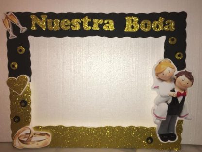 Cartel photocall grande Boda novios - Imagen 2