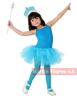 Disfraz bailarina azul