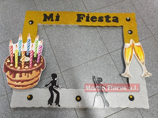 Marco Photocall grande cumpleaños en #sevilla para #fiesta