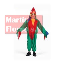 Funidelia | Disfraz De Loro Para Hombre Y Mujer Animales, Aves, Pájaros - Disfraz Para Adultos Y Divertidos Accesorios Para Fiestas, Carnaval Y Halloween - Talla M - L - Rojo