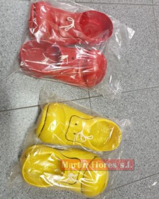 Zapato payaso adulto plástico duro