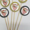Brocheta decoración 6u deportes fútbol - Imagen 7