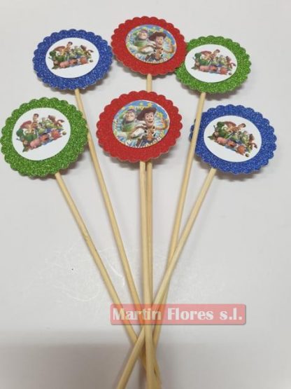 Brocheta decoración 6u toy story - Imagen 2