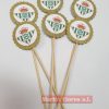 Brocheta decoración 6u deportes fútbol - Imagen 2