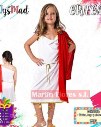 Disfraz romana corta infantil