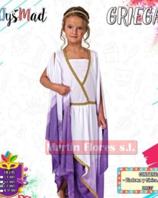 Disfraz diosa griega romana morada