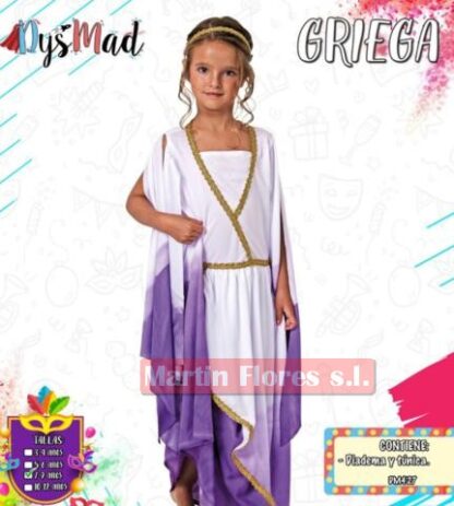 Disfraz diosa griega romana morada