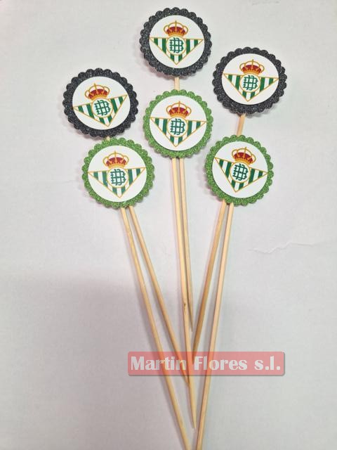 Brocheta decoración 6u deportes fútbol - Imagen 10