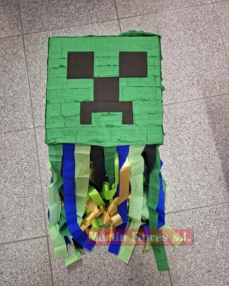 Piñata 3d videojuego Minecraft