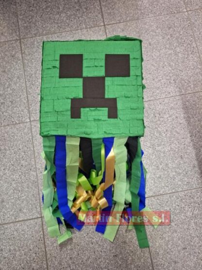 Piñata 3d videojuego Minecraft