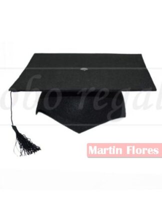 Birrete licenciado negro infantil