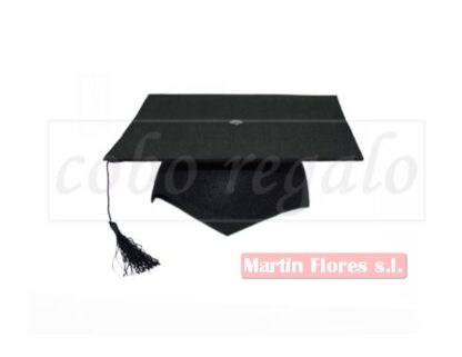 Birrete licenciado negro infantil
