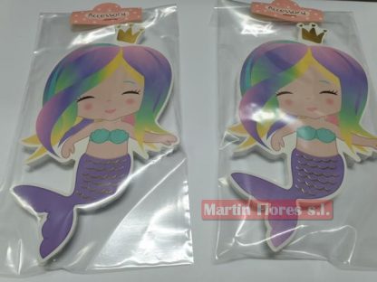 Figura decoración personajes Sirena - Imagen 3