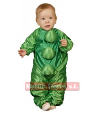 Disfraz guisante verde bebé 6-12