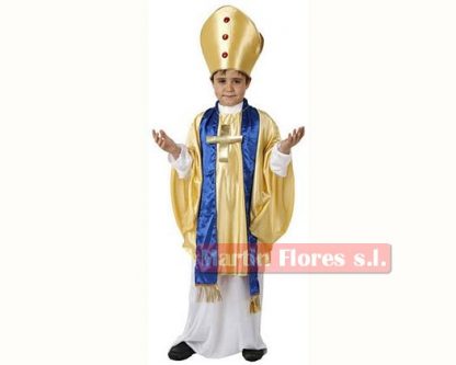 Disfraz obispo niño