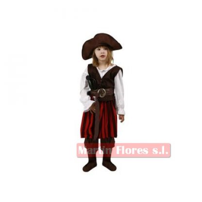 Disfraz pirata niña corsaria