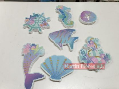 Figura decoración personajes Sirena - Imagen 2
