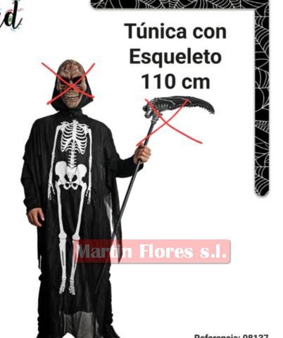 Disfraz básico esqueleto1,10