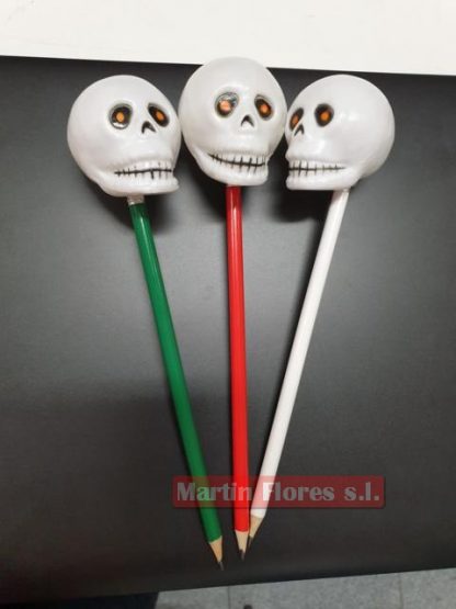 Lápiz cabeza calavera