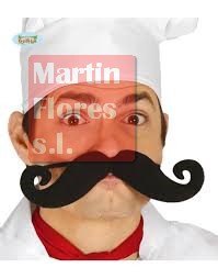 Bigote gigante cocinero
