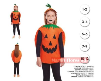 Disfraz calabaza fina